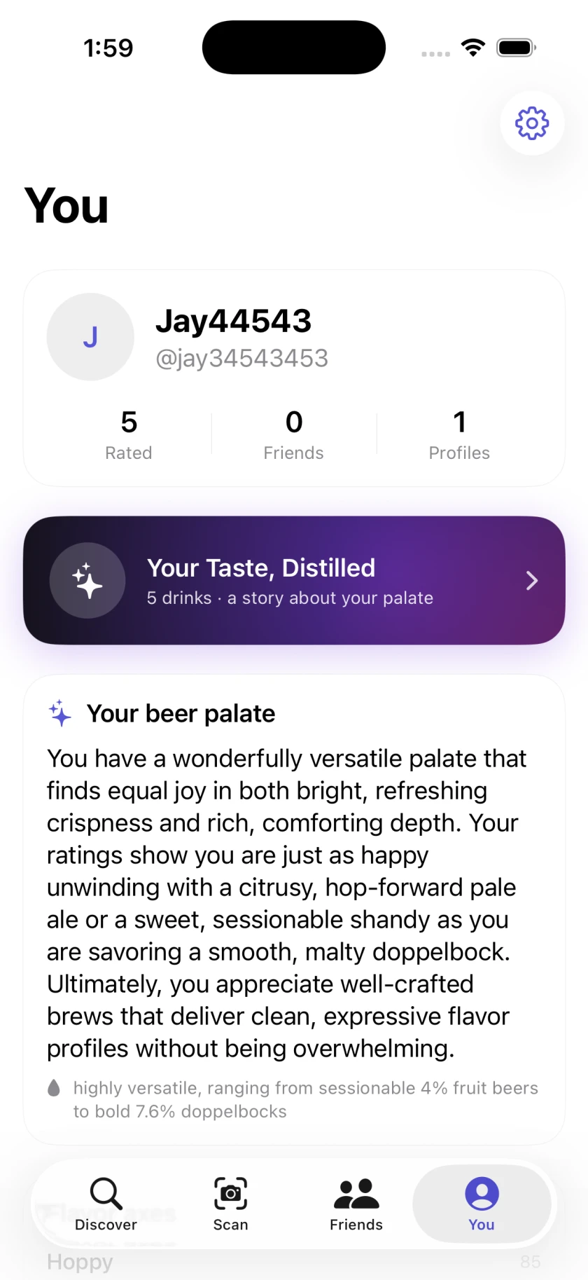 Your profile